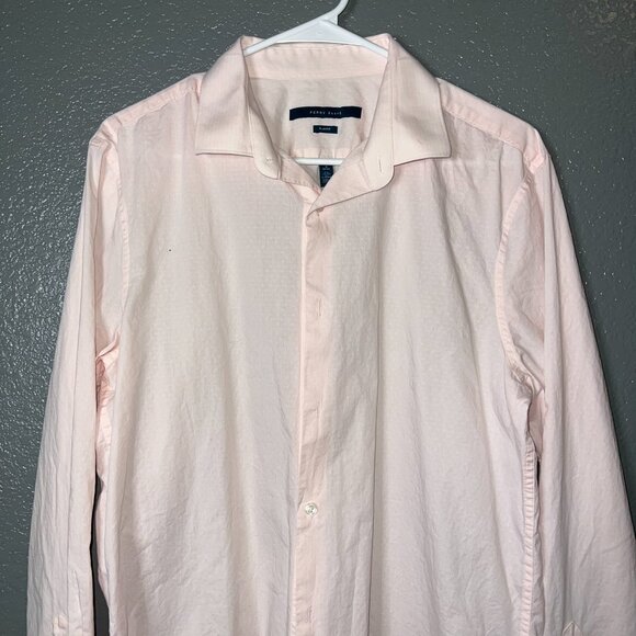 Perry Ellis Light Pink Long Sleeve Dress Shirt - Size 16 - Picture 5 of 5